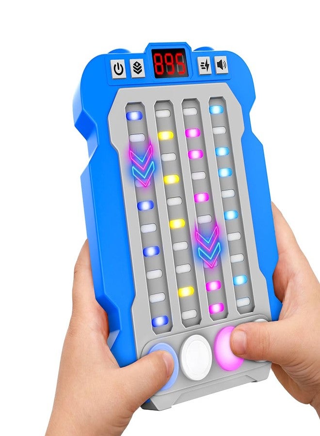Mirana Airport Arcade - Portable Handheld Steps Game for Kids - 6 Exciting Modes, 3 Speed Levels - Digital Score Display - Toy Gift for Boys & Girls 4+ Years (Blue, Airport Arcade) - Image 1