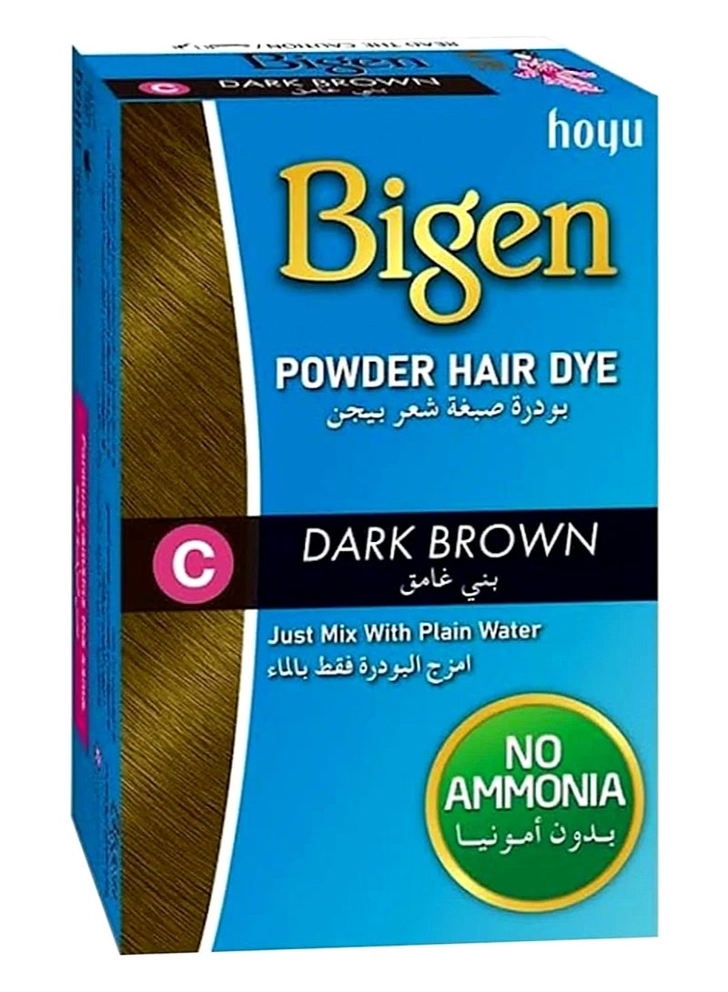 بايجن صبغة شعر بودر بني غامق 6 جرام