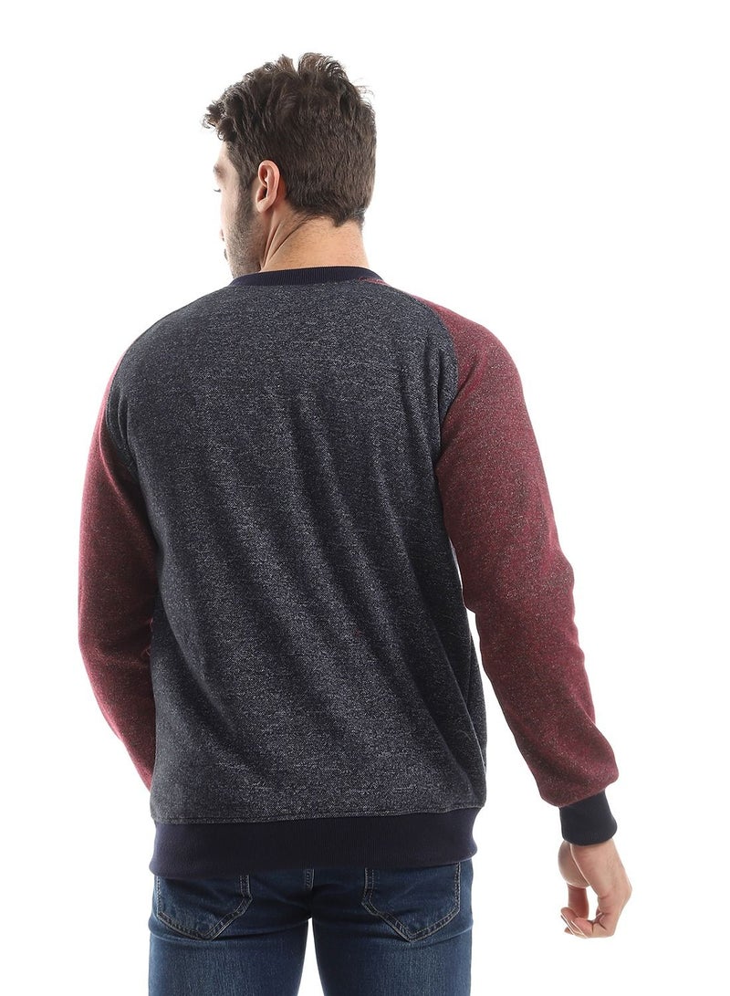 Caesar Mens sweat shirt With Zipper  - Image 4