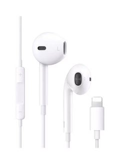 Zaboon Pop-Up Window Bluetooth Lightning Headset With Mic For Apple iPhone 7/8/X/Xs/XR/11/12/13 Series White  - Image 1