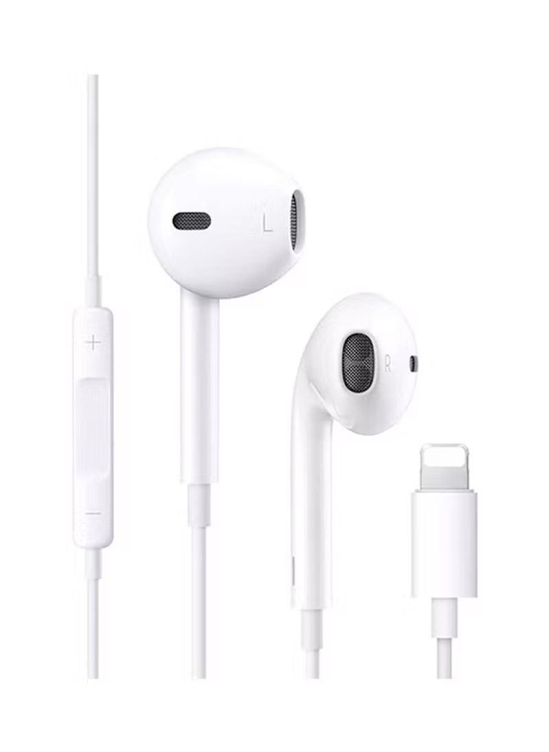 Zaboon Pop-Up Window Bluetooth Lightning Headset With Mic For Apple iPhone 7/8/X/Xs/XR/11/12/13 Series White  - Image 1