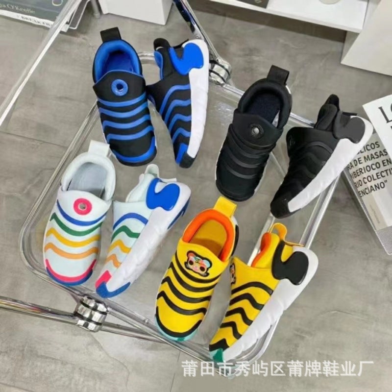 Pu Brand Kidsren'S Shoe Factory Nk Kidsren'S Slip-On Sports Shoes Baby Shoes Breathable Casual Shoes For Boys And Girls - Image 2