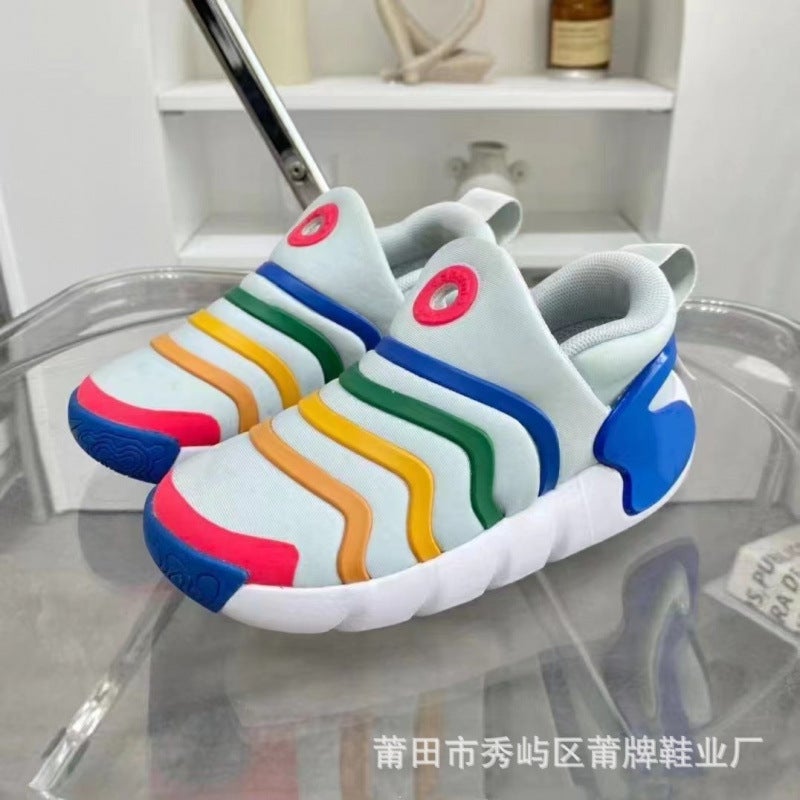 Pu Brand Kidsren'S Shoe Factory Nk Kidsren'S Slip-On Sports Shoes Baby Shoes Breathable Casual Shoes For Boys And Girls - Image 3