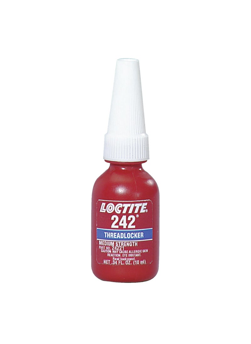 Loctite Loctite 135354 Blue 079340-24221-BO 242 Removable Thread Locker, 3/4" Length x 1/4" Width, 10 mL  - Image 1