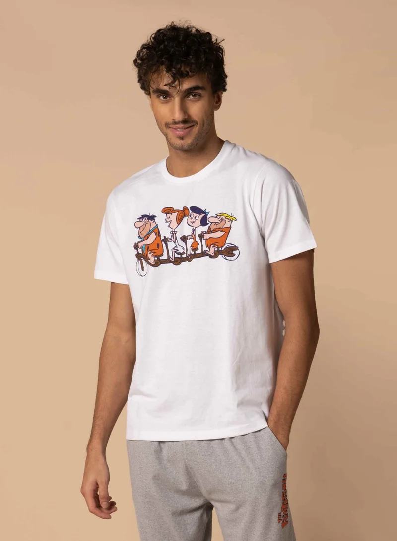 Warner Bros Urban Haul X Flintstones Mens Pyjama Set