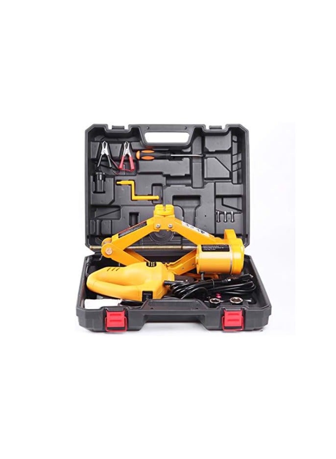 SHEZA STAR Electric Car Floor Jack Set 2T 12V Scissor Car Jack Lift with Impact Wrench for Sedan Change Tires Garage Kit - Image 1