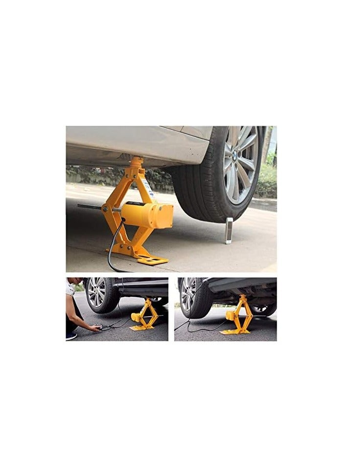 SHEZA STAR Electric Car Floor Jack Set 2T 12V Scissor Car Jack Lift with Impact Wrench for Sedan Change Tires Garage Kit - Image 2