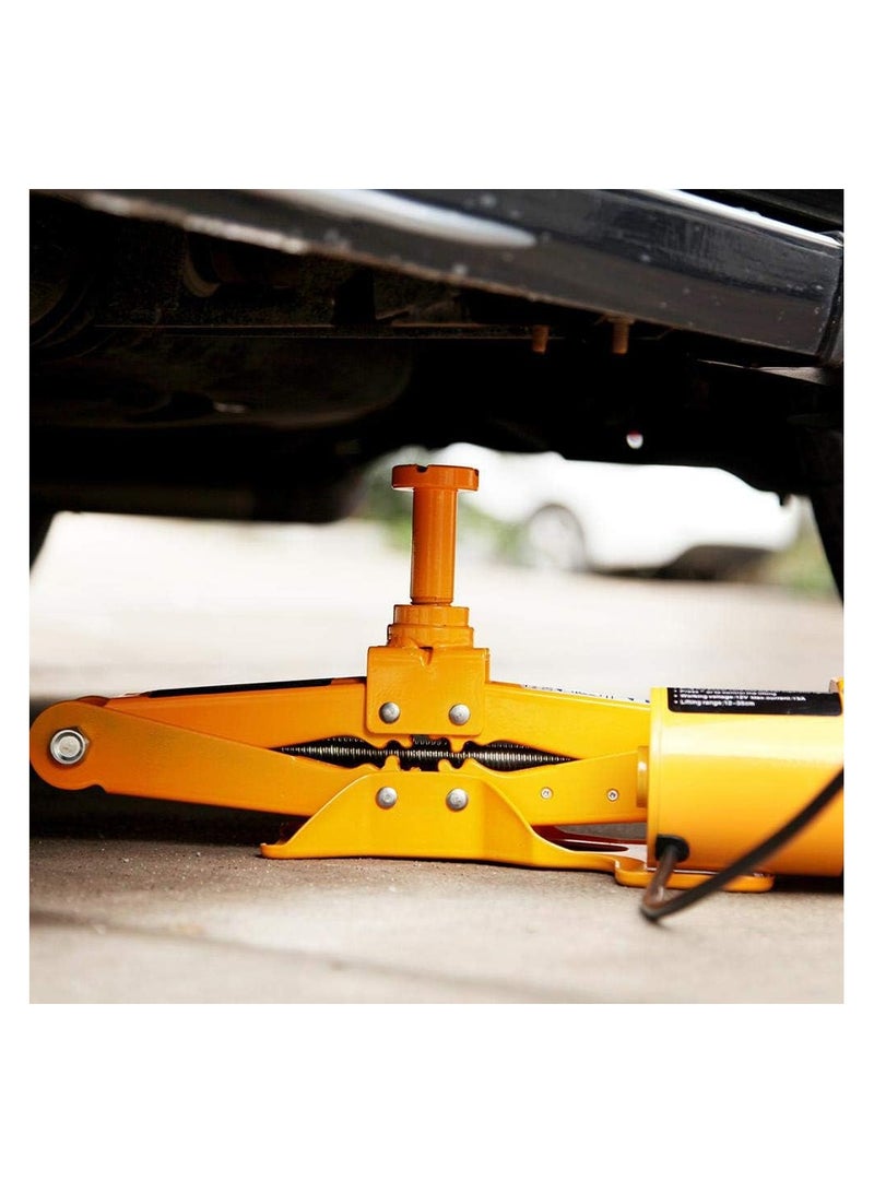 SHEZA STAR Electric Car Floor Jack Set 2T 12V Scissor Car Jack Lift with Impact Wrench for Sedan Change Tires Garage Kit - Image 3