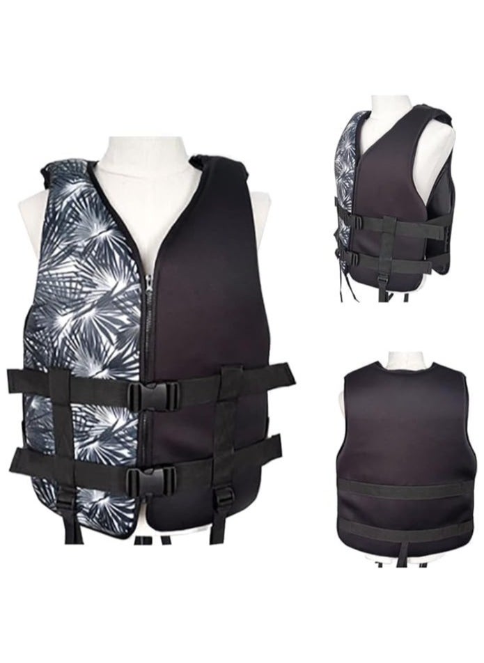 REBENUO Swimming jacket, latest style, safety jackets, size XLarge (Black)  - Image 3