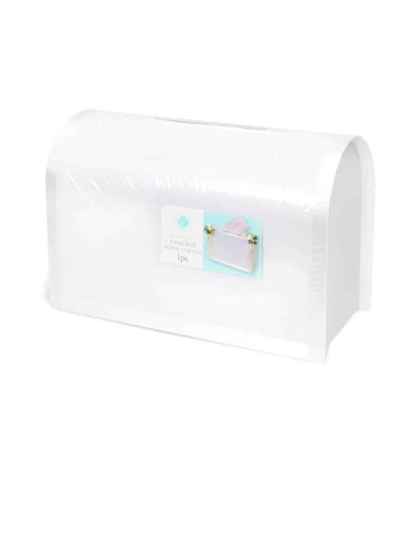 صندوق بريد لبطاقات الزفاف أبيض 16 × 8 × 10-1 / 8 - Image 1