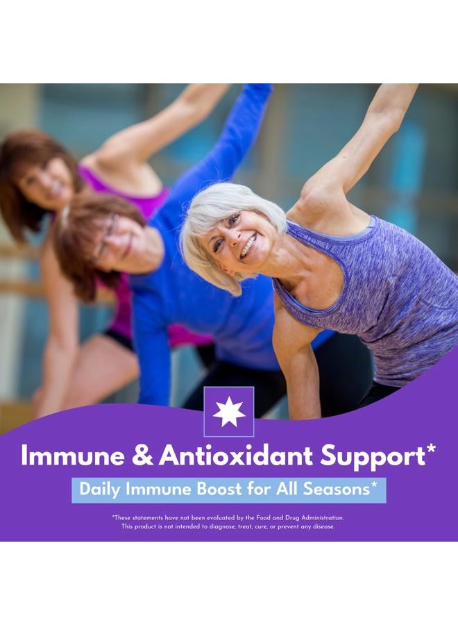 Bold Botanica Elderberry Plus - 65x Concentrated Black Elderberry Extract with Zinc & Vitamin C for Daily Immune Support & Seasonal Wellness - Non-GMO, 30 Vegan Capsules - Image 3