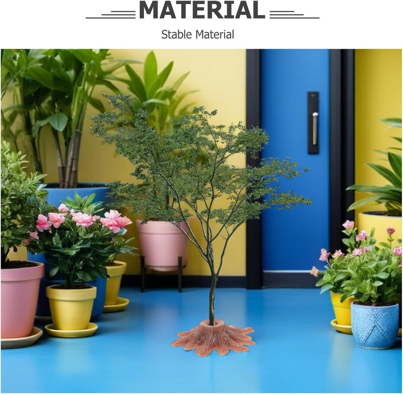 100 قطعة حامل قاعدة شجرة بلاستيكية لمشاهد قطارات النموذج – بديل حامل شجرة اصطناعية مصغرة لديوراما السكك الحديدية وتنسيق المناظر الطبيعية للحرف اليدوية DIY - Image 3