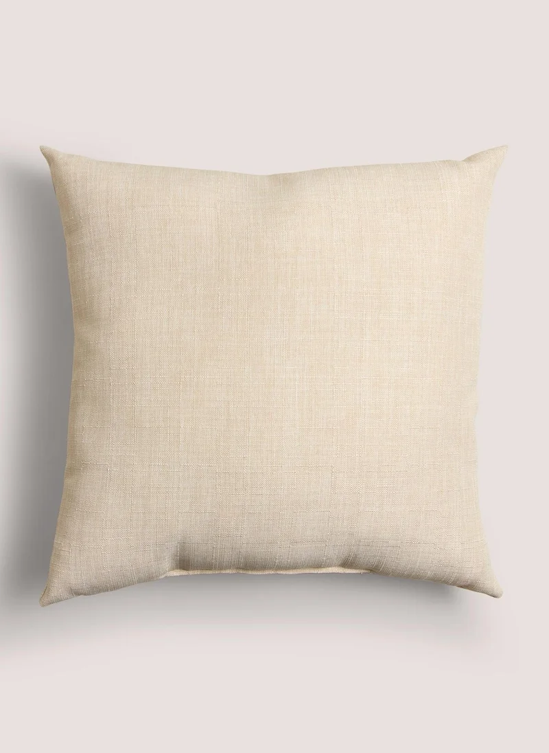 Matalan Neutral Linen-Look Cushion (43cmx43cm)