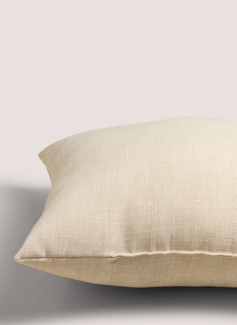 Matalan Neutral Linen-Look Cushion (43cmx43cm)