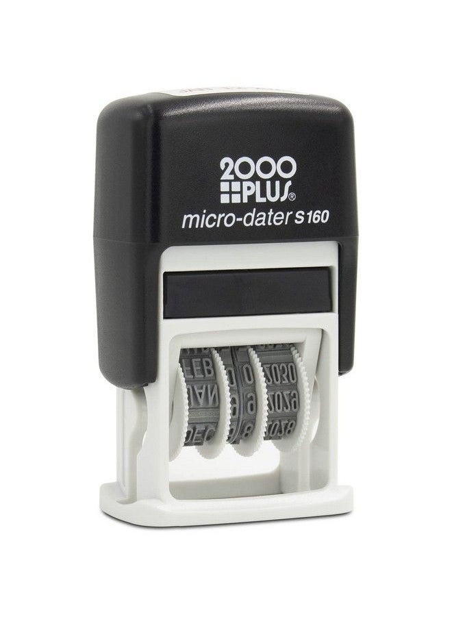 Rubber Stamp Creation - Cosco 2000 Plus Selfinking Rubber Date Office Stamp With Received Phrase & Date Black Ink (Microdater 160) 12Year Band - Image 1
