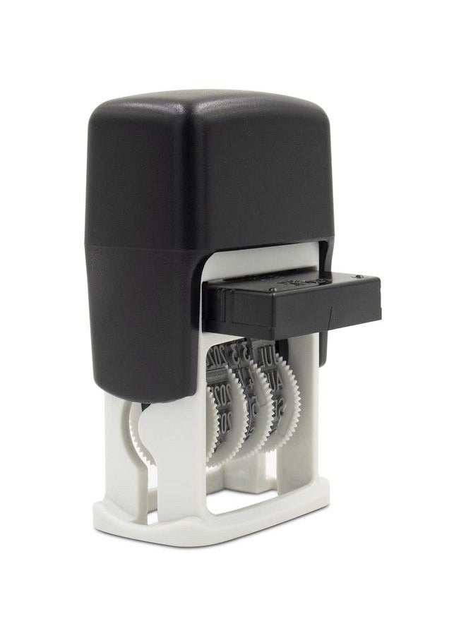 Rubber Stamp Creation - Cosco 2000 Plus Selfinking Rubber Date Office Stamp With Received Phrase & Date Black Ink (Microdater 160) 12Year Band - Image 1