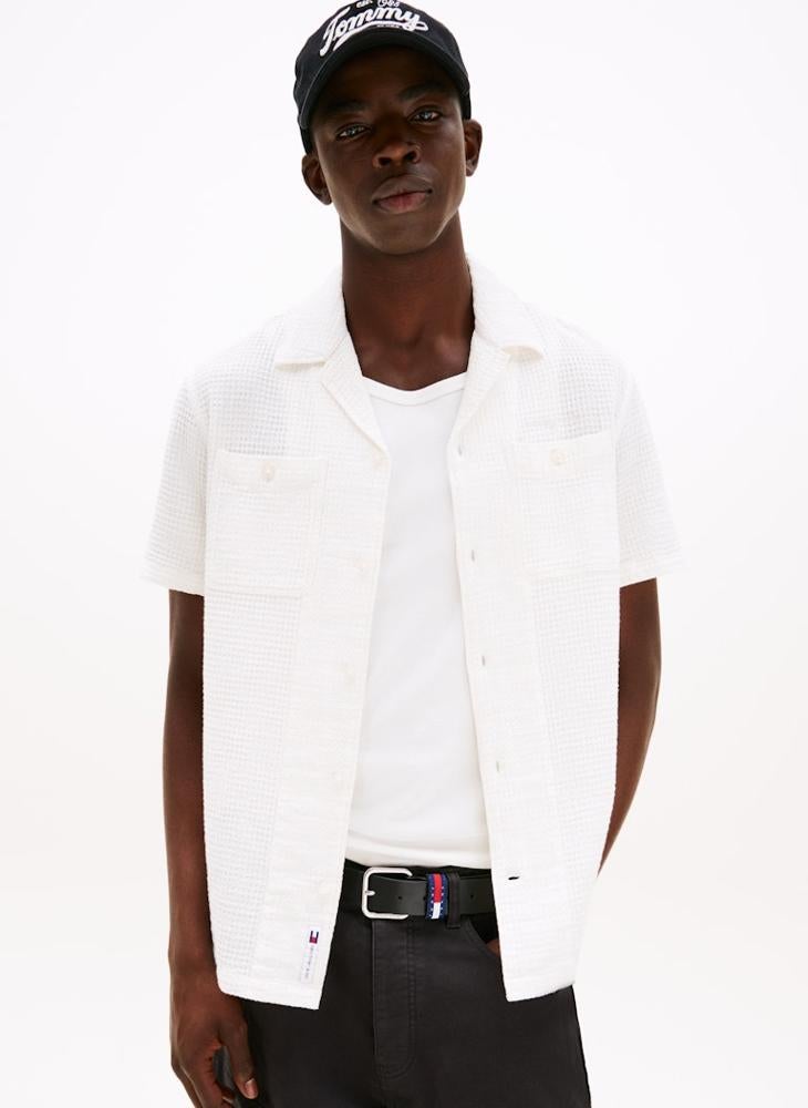 TOMMY JEANS Waffle Shirt - Image 1