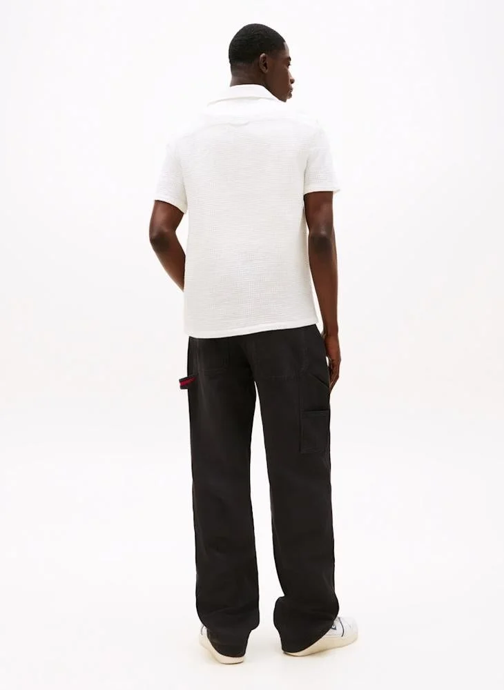 تومي جينز قميص وافل