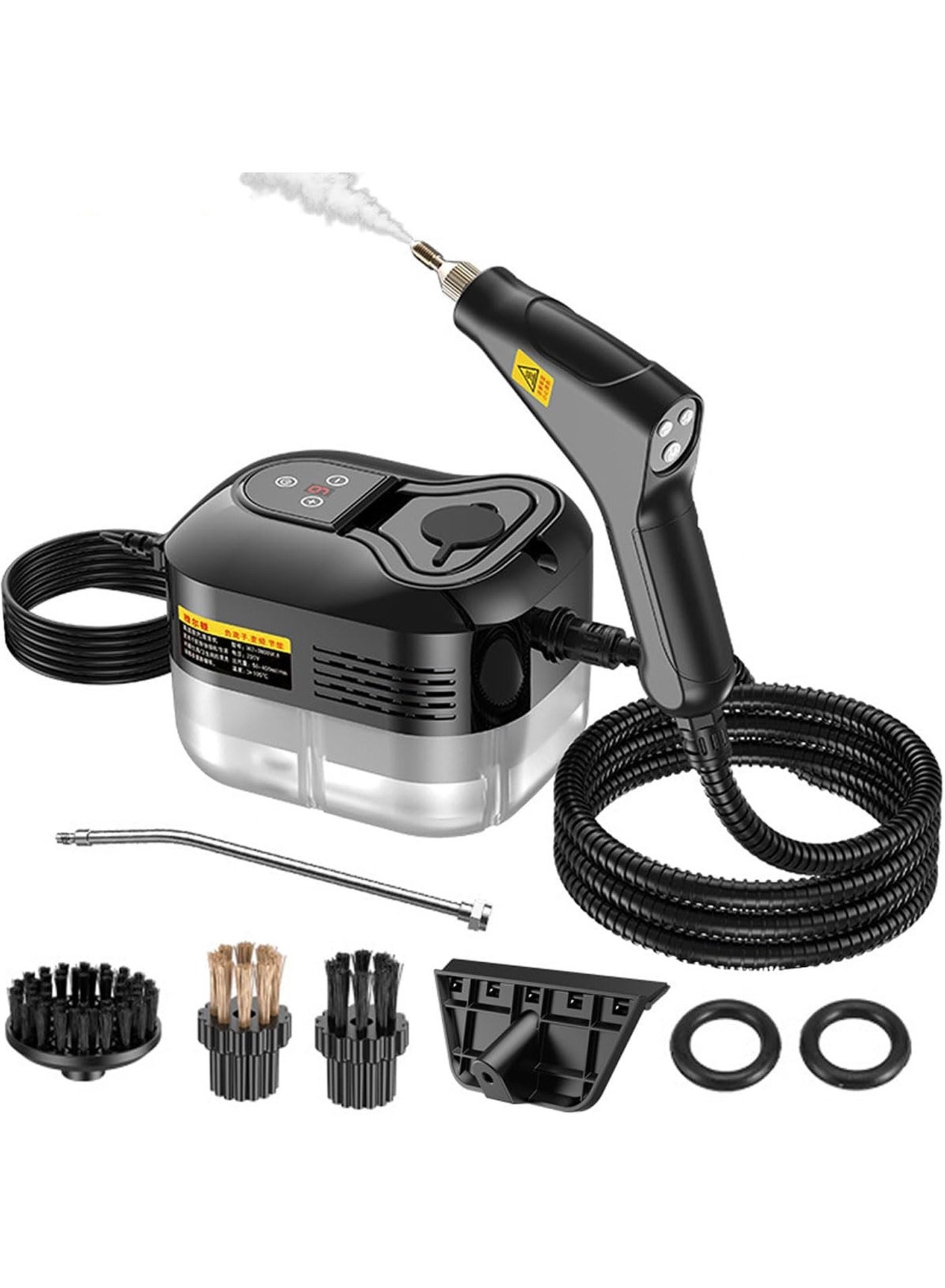 1500W Handheld Steam Cleaner, with Handle Controllable Switch Steam Cleaner for Home, Pressurized Handheld Steamer for, Upholstery, Car, Floor, Grout and Til