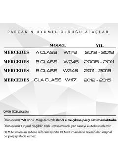 DNC Auto Part Roof Rack Strip Cover For Mercedes A Class W176, B Class W246  - Image 2