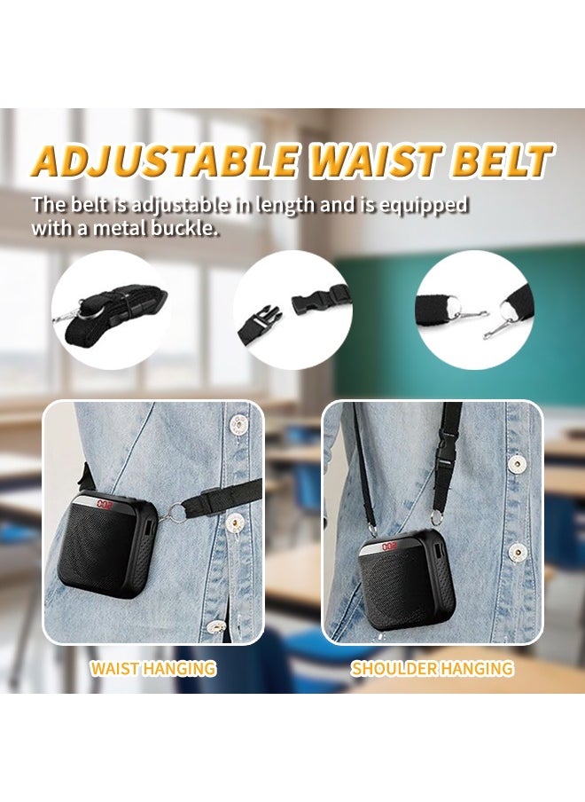 Generic - Professional Portable Voice Amplifier With 10-Day Battery Life, Ultra-Thin Design Speaker With Adjustable Belt, Intelligent Anti-Howling Loudspeaker, Perfect for Teaching, Tour Guide Explanation, Conference Presentation - Image 1