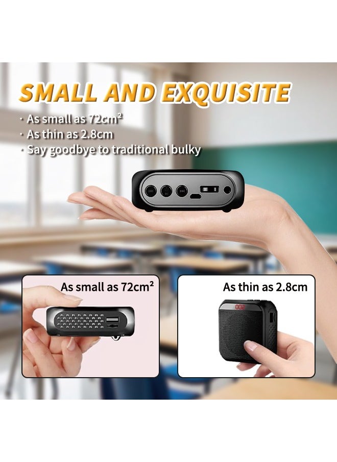 Generic - Professional Portable Voice Amplifier With 10-Day Battery Life, Ultra-Thin Design Speaker With Adjustable Belt, Intelligent Anti-Howling Loudspeaker, Perfect for Teaching, Tour Guide Explanation, Conference Presentation - Image 1