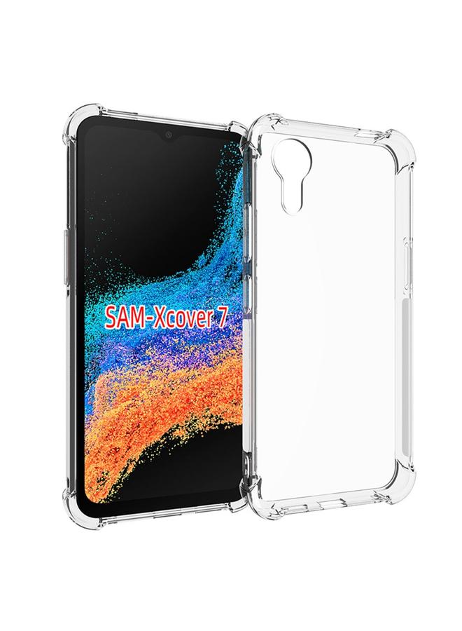 اس-توب جراب لهاتف Samsung Galaxy Xcover 7 مقاوم للصدمات ومضاد للانزلاق مصنوع من مادة TPU السميكة - Image 1