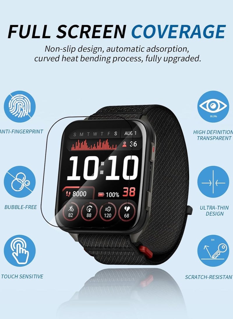 (6-Pack) Garmin Venu X1 Smartwatch Screen Protector, TPU Soft Screen Protector, HD, Scratch-Resistant, Touch-Sensitive, Anti-Fingerprint - Image 2