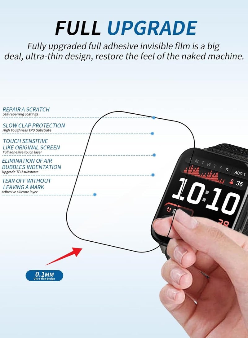 (6-Pack) Garmin Venu X1 Smartwatch Screen Protector, TPU Soft Screen Protector, HD, Scratch-Resistant, Touch-Sensitive, Anti-Fingerprint - Image 5