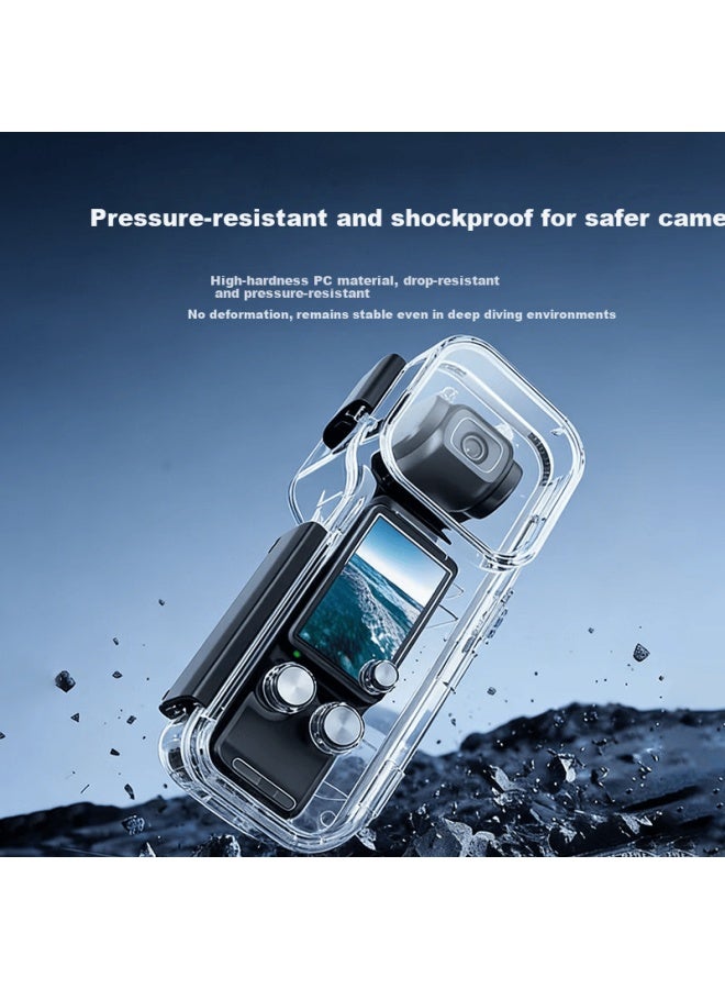 Youfes Yangfeisi Waterproof Case Protective Cover For Dji Osmo Pocket 3 Pocket Gimbal Sports Camera Accessories Underwater 40m 60m Diving Swimming Protective Sleeve Waterproof Shockproof Case - Image 3