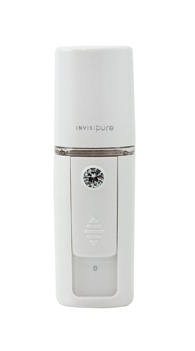 InvisiPure Facial Nano Mister Spray - Travel Ultrasonic Atomizer Mist Spray - Personal Size Mist Spray for Skin Hydration, Eyelashes, Face, and Body - Uses AAA Batteries - No need for charging cable - Image 1