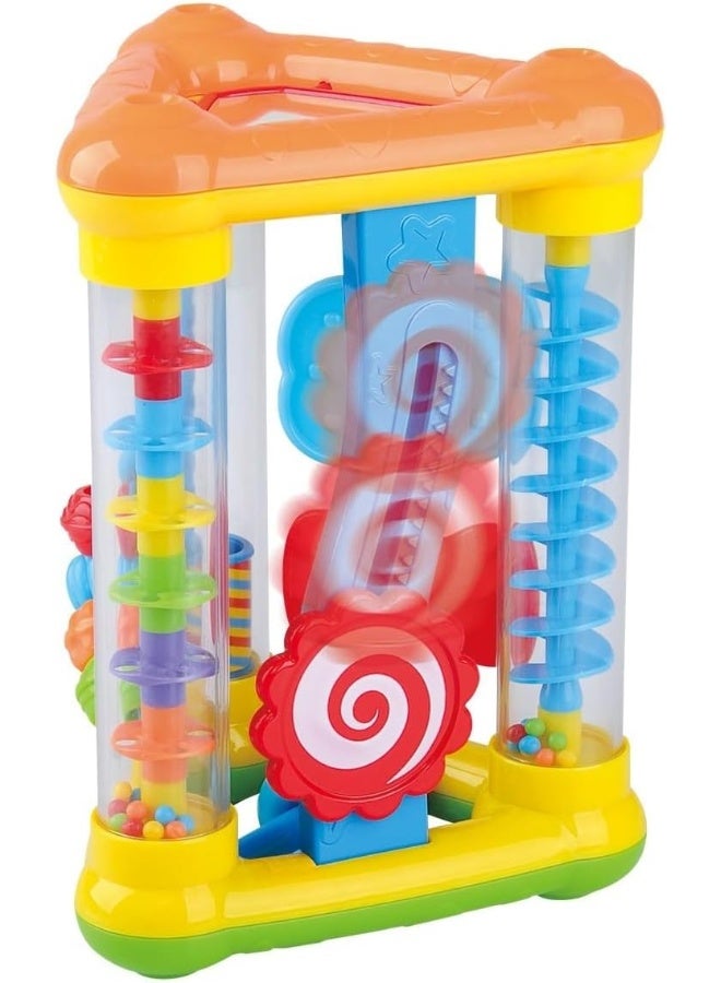 PLAYGO لعبة مثلث الحركة | لعبة تطوير الحواس للأطفال | تعزز التنسيق بين العين واليد | متعة متعددة الأنشطة الجذابة - Image 1