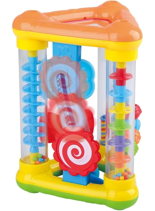 PLAYGO لعبة مثلث الحركة | لعبة تطوير الحواس للأطفال | تعزز التنسيق بين العين واليد | متعة متعددة الأنشطة الجذابة - Image 2