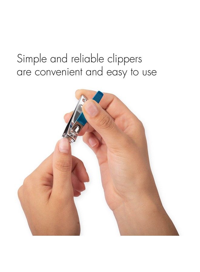 Trim Azure Collection Clipper Set Precisionground Cutting Edges For Clean Even Cuts Convenient And Easy To Use Perfect For Athome Manicures And Pedicures Carbon Steel - Image 4