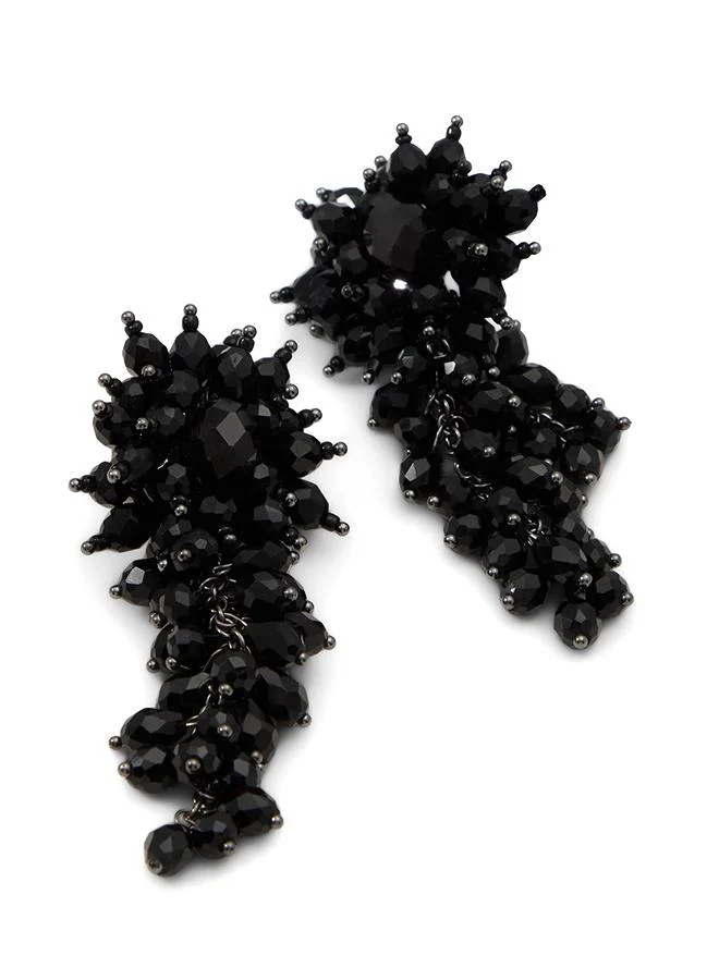Azaella Ladies Black Earrings