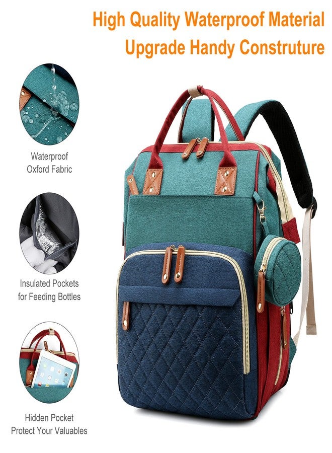 Awanhe Diaper Bag, Backpack with Changing Station, Waterproof Baby Bag for Boys & Girls, USB Charging Port for Parents, Travel Backpack Baby Essentials & Lovely Baby Shower Gifts, RGB - Image 3