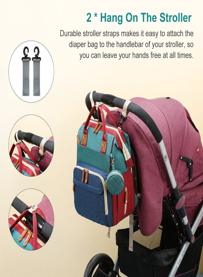 Awanhe Diaper Bag, Backpack with Changing Station, Waterproof Baby Bag for Boys & Girls, USB Charging Port for Parents, Travel Backpack Baby Essentials & Lovely Baby Shower Gifts, RGB - Image 5