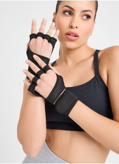 Styli Cushioned Weight Lifting Wrist Support Gloves  - Image 1