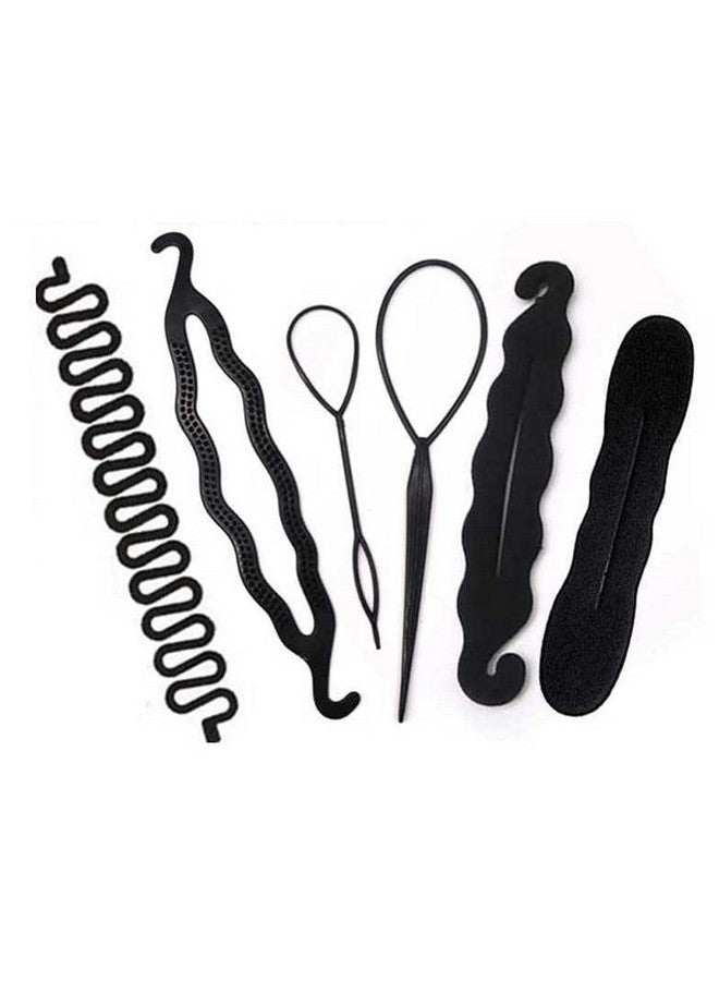 تشاندركاش مجموعة من 6 قطع من CHANDERKASH، مشبك تصفيف الشعر النسائي، عصا صنع الخبز، أدوات تجديل الشعر، إكسسوارات الشعر - Image 1