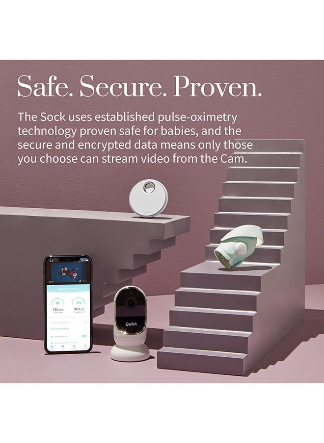 Owlet - Bundle Cam And Smart Sock 3 Original Mint - Image 1