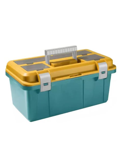 Portable Plastic Home Tool Storage Box – Durable Organizer with Handle for DIY & Household Use