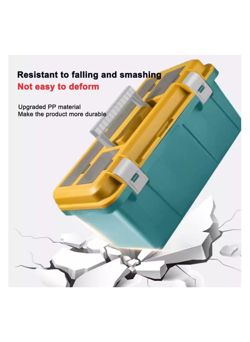 Generic - Portable Plastic Home Tool Storage Box – Durable Organizer with Handle for DIY & Household Use - Image 1