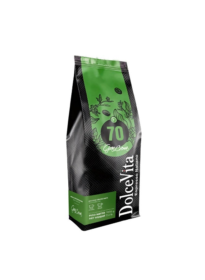 GRAN CREMA 70% ARABICA Beans1 Kg - Image 2