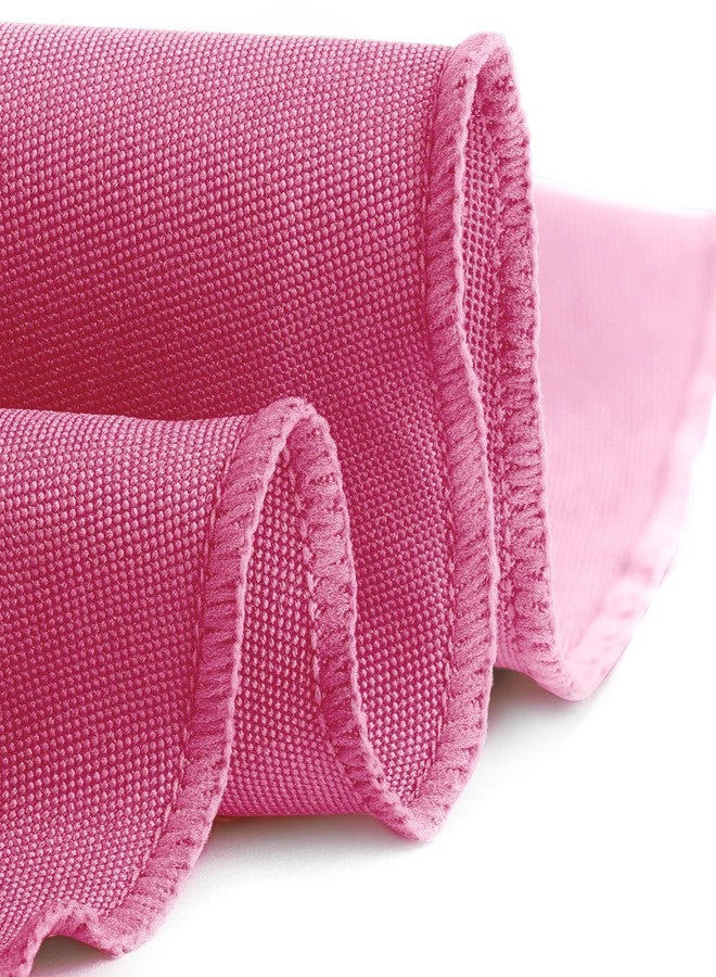 Gee Di Moda Round Tablecloth - 70 Inch Fuchsia Round Table Cloth for 24 to 48 Inch Round Tables - Heavy Duty Washable Fabric - for Buffet Table, Holiday Party, Dinner, Wedding & Baby Shower - Image 3