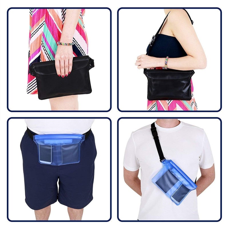 Waterproof Mobile Phone Case Crossbody Wearable Pouch for Swimming Pool Beach Universal Underwater Dry Bag Dustproof Protective Smartphone Sleeve - Image 4