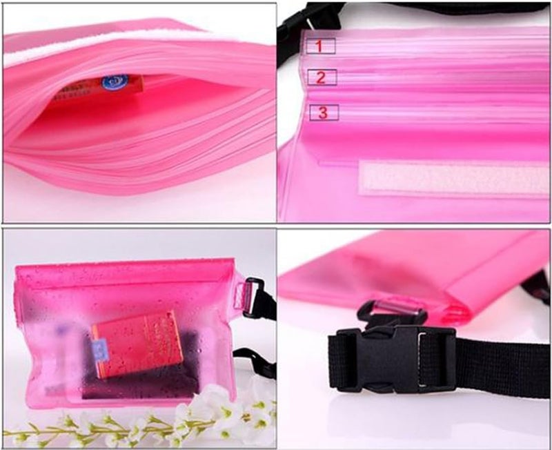 Waterproof Mobile Phone Case Crossbody Wearable Pouch for Swimming Pool Beach Universal Underwater Dry Bag Dustproof Protective Smartphone Sleeve - Image 2