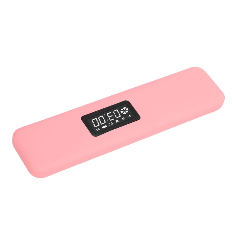 Bone Conduction Bluetooth 5.3 Pillow Speaker with Digital Display Support Card Playback Timer Function Manual Volume Control Stereo Sound Pink - Image 4