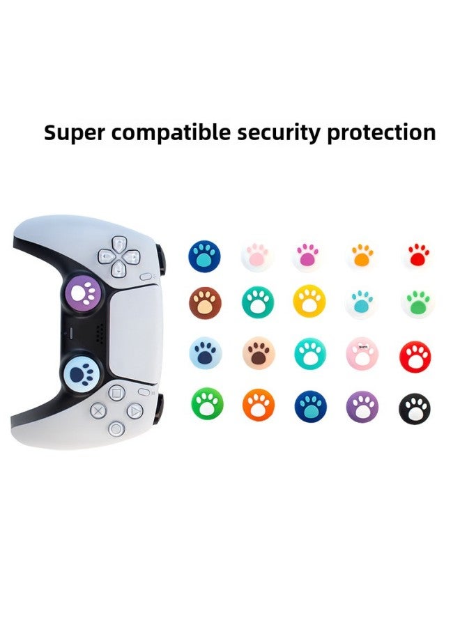 Suitable For PS4/PS5 Handle Rocker Cap Dog Big Claw Silicone Rocker Cap SWITCH PRO Rocker Cap-Product Color:Dark Brown  - Image 2
