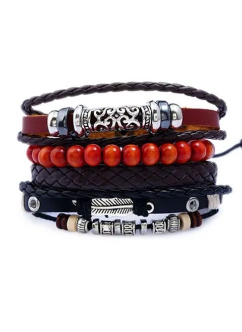 4-Piece Braided Bracelets