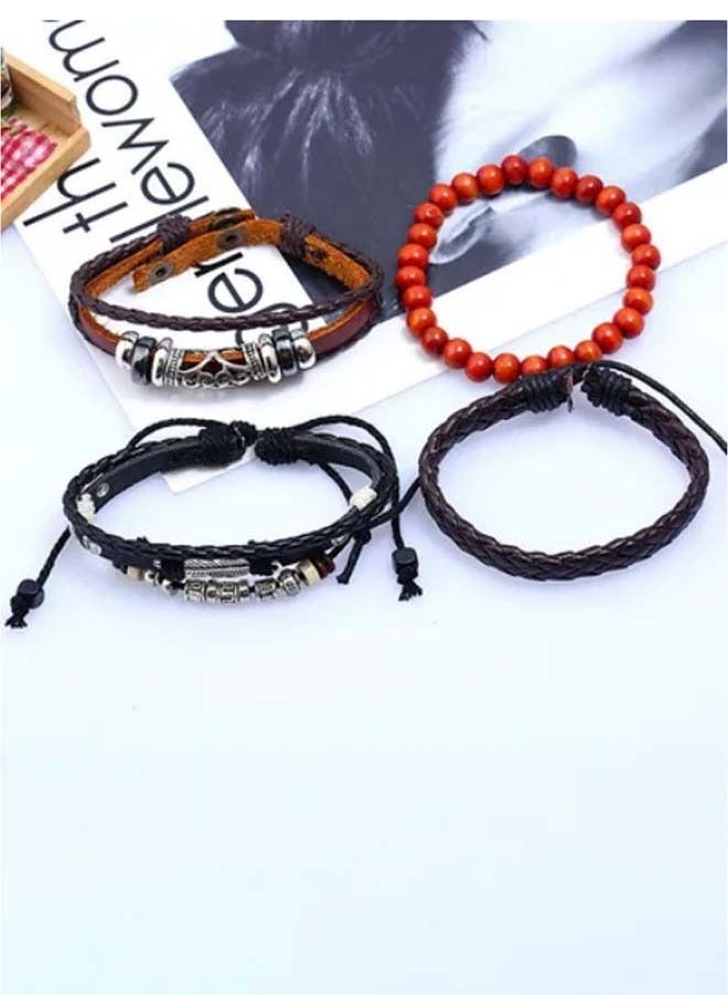 SOWUGI - 4-Piece Braided Bracelets - Image 1